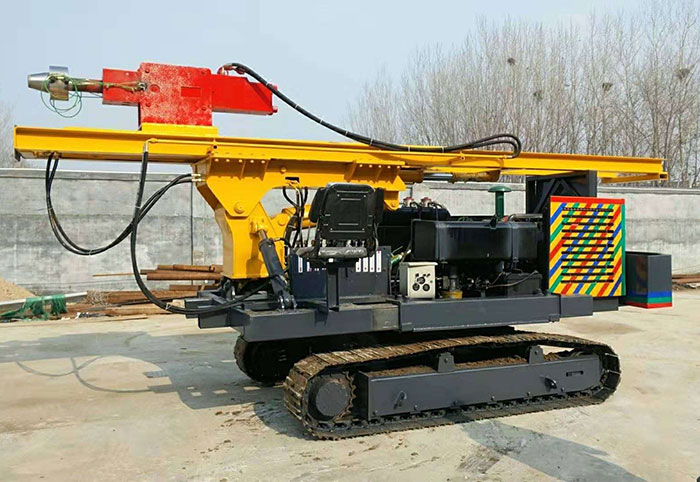 履帶光伏打樁機(jī)施工時(shí)容易出現(xiàn)的問(wèn)題